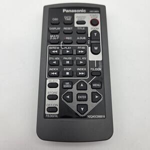 Genuine Panasonic N2QAGC000018 Remote Control For Camcorder Tested Fast Shipping